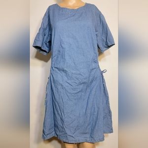 Denim Side Cutout Love by Chesley Dress XL